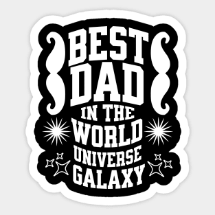 Best Dad in The World Sticker